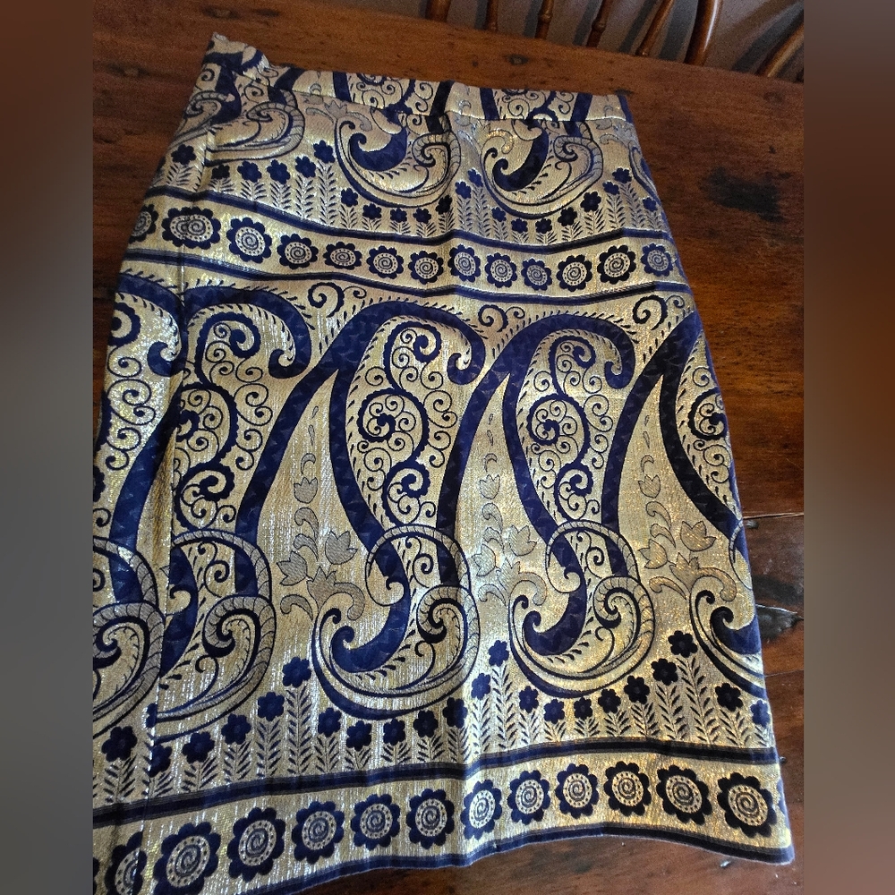 J. Crew Brocade pencil skirt BN